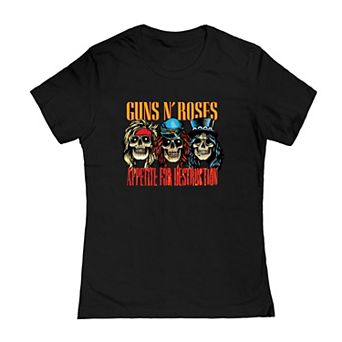 Juniors' GNR Skulls Graphic Tee
