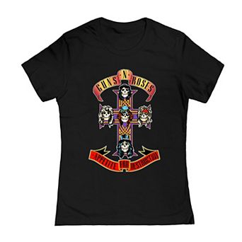 Juniors' GNR Cross Graphic Tee
