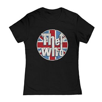 Juniors' The Who Union Jack Graphic Tee