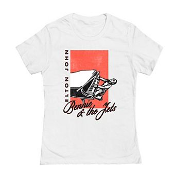 Juniors' Elton John Bennie Jets Graphic Tee