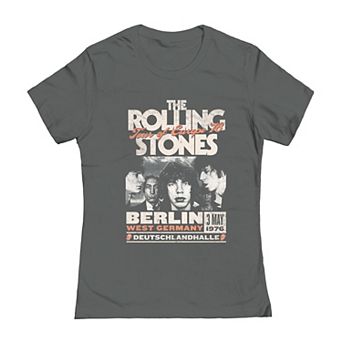 Juniors' Rolling Stones Europe 76 Graphic Tee