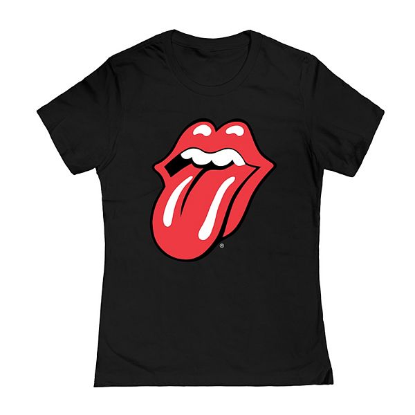 Juniors' Rolling Stones Tongue Classic Graphic Tee