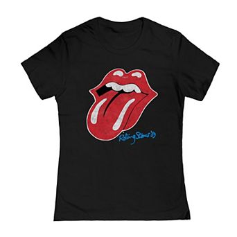 Juniors' Rolling Stones 89 Tongue Graphic Tee