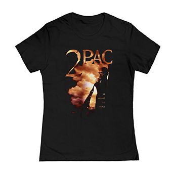 Juniors' Tupac The World Graphic Tee