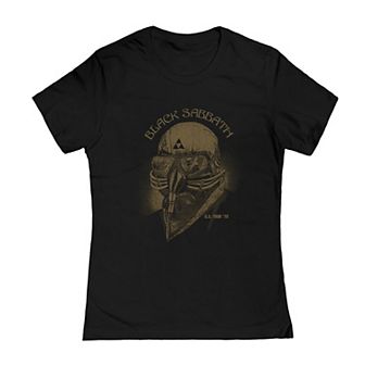 Juniors' Black Sabbath US Tour 78 Graphic Tee