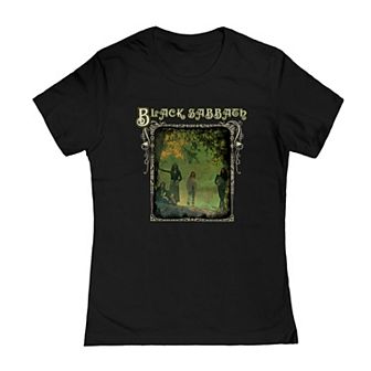 Juniors' Black Sabbath Frame Graphic Tee