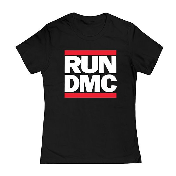 Juniors' RUN DMC Logo Graphic Tee