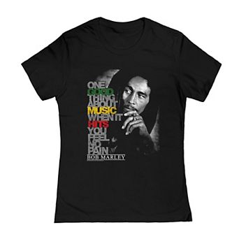 Juniors' Bob Marley Good Music Graphic Tee
