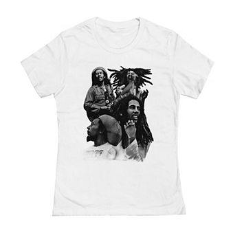 Juniors' Bob Marley Lyric Free Graphic Tee