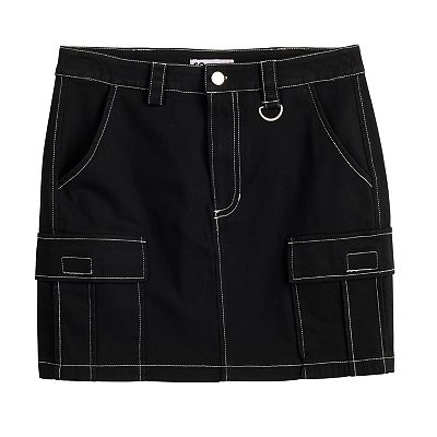 Juniors SO Utility Cargo Skirt