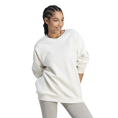 Women's adidas Essentials 3-Stripes Oversized Fleece Sweatshirt