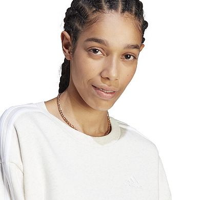 Women's adidas Essentials 3-Stripes Oversized Fleece Sweatshirt