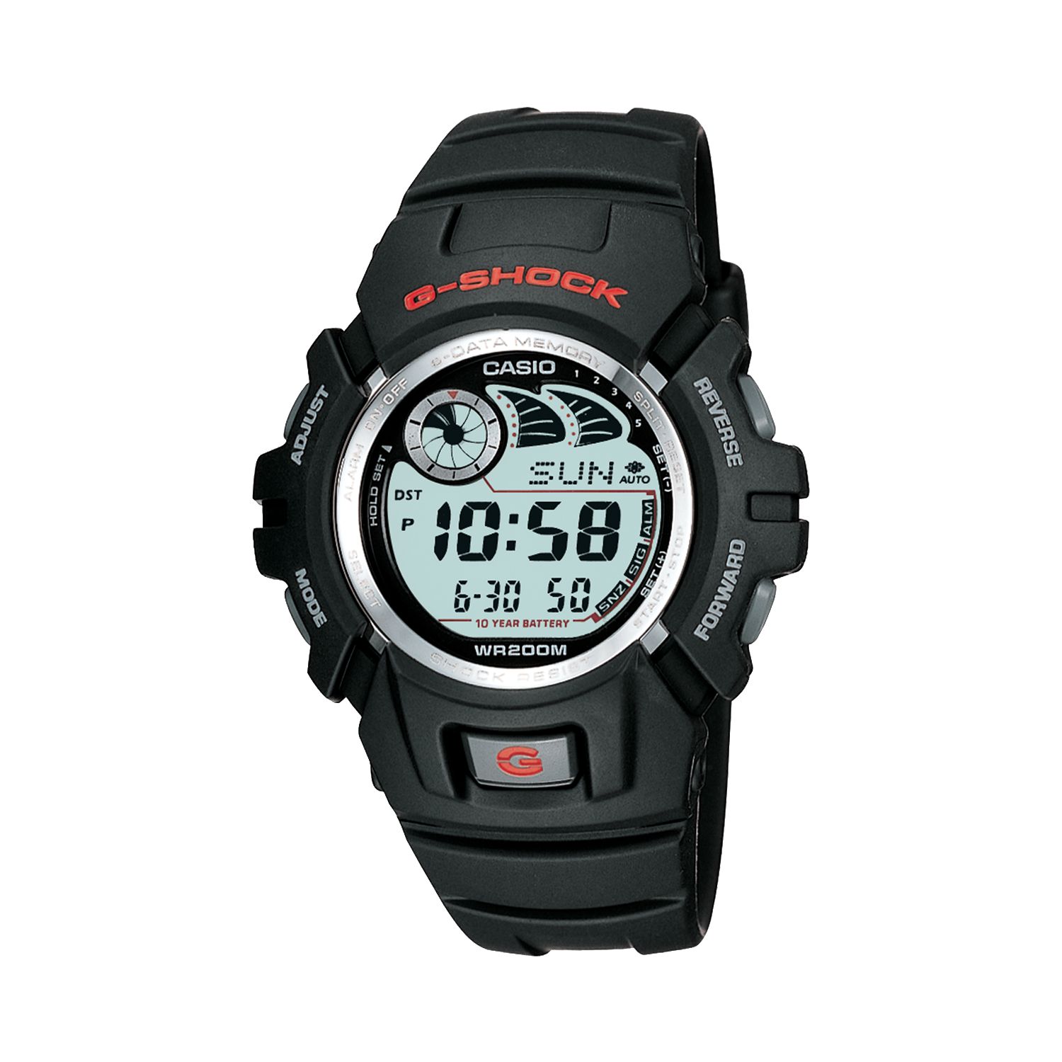 casio 10 year battery digital watch