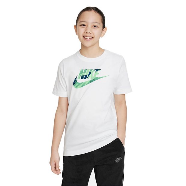 White camo shop nike shirt