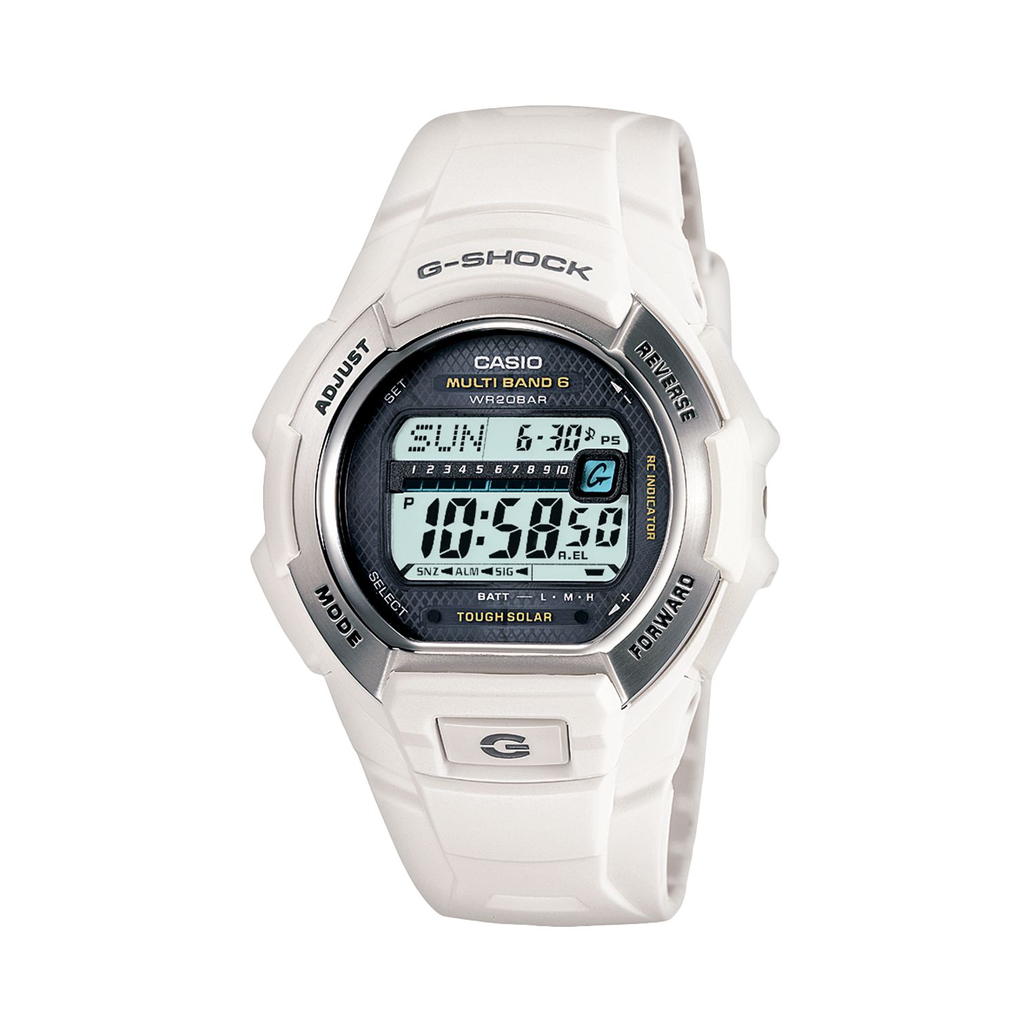 solar atomic digital watch