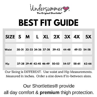 Plus Size Ultra High Waist Moisture Wicking Anti Chafe Slip Short For Under Dresses
