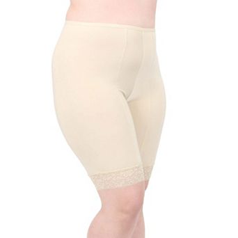 Moisture Wicking Cool Anti Chafe Slip Short with Leg Lace 9"