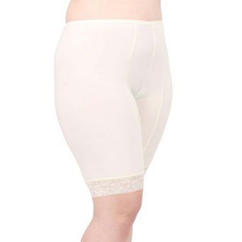 Moisture Wicking Cool Anti Chafe Slip Short with Leg Lace 9"