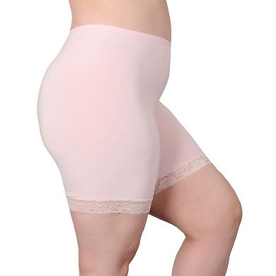 Moisture Wicking Cool Anti Chafe Slip Short with Leg Lace 7"