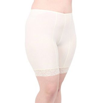 Moisture Wicking Cool Anti Chafe Slip Short With Leg Lace 7"