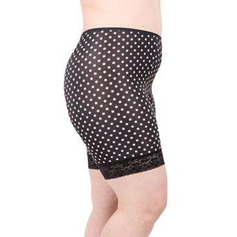 Moisture Wicking Cool Anti Chafe Slip Short With Leg Lace 7"