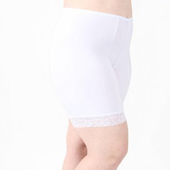 Moisture Wicking Cool Anti Chafe Slip Short With Leg Lace 7"