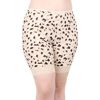 Moisture Wicking Cool Anti Chafe Slip Short with Leg Lace 7"