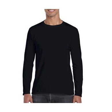 Gildan Mens Soft Style Long Sleeve T-shirt