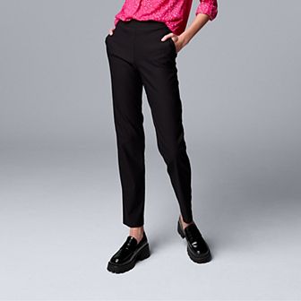 Women's Simply Vera Vera Wang Modern Slim Straight Pants