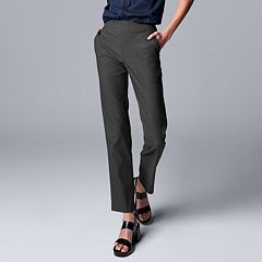 Simply Vera Vera Wang, Pants & Jumpsuits, Simply Vera By Vera Wang Simply  Modern Ankle Pants Melange Light Gray Size L
