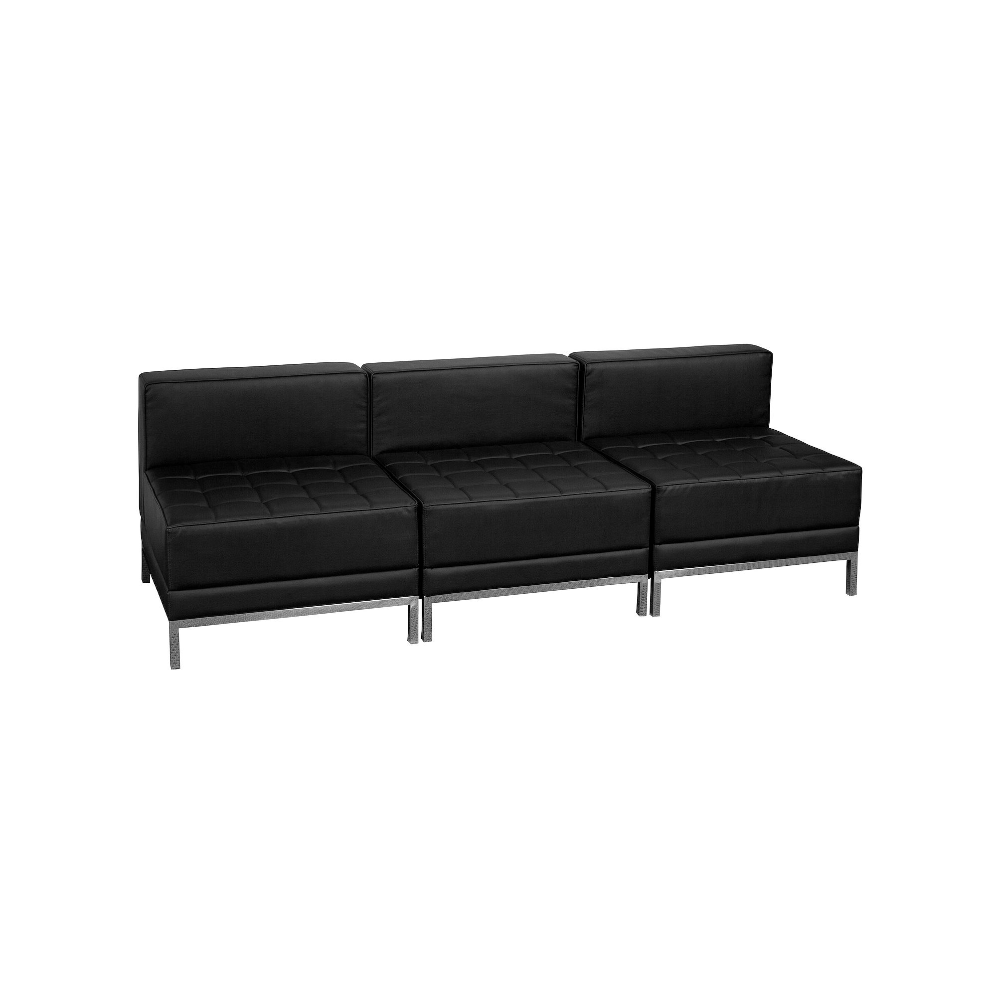 Flash Furniture Hercules Imagination Series LeatherSoft Reception Bench 3-p
