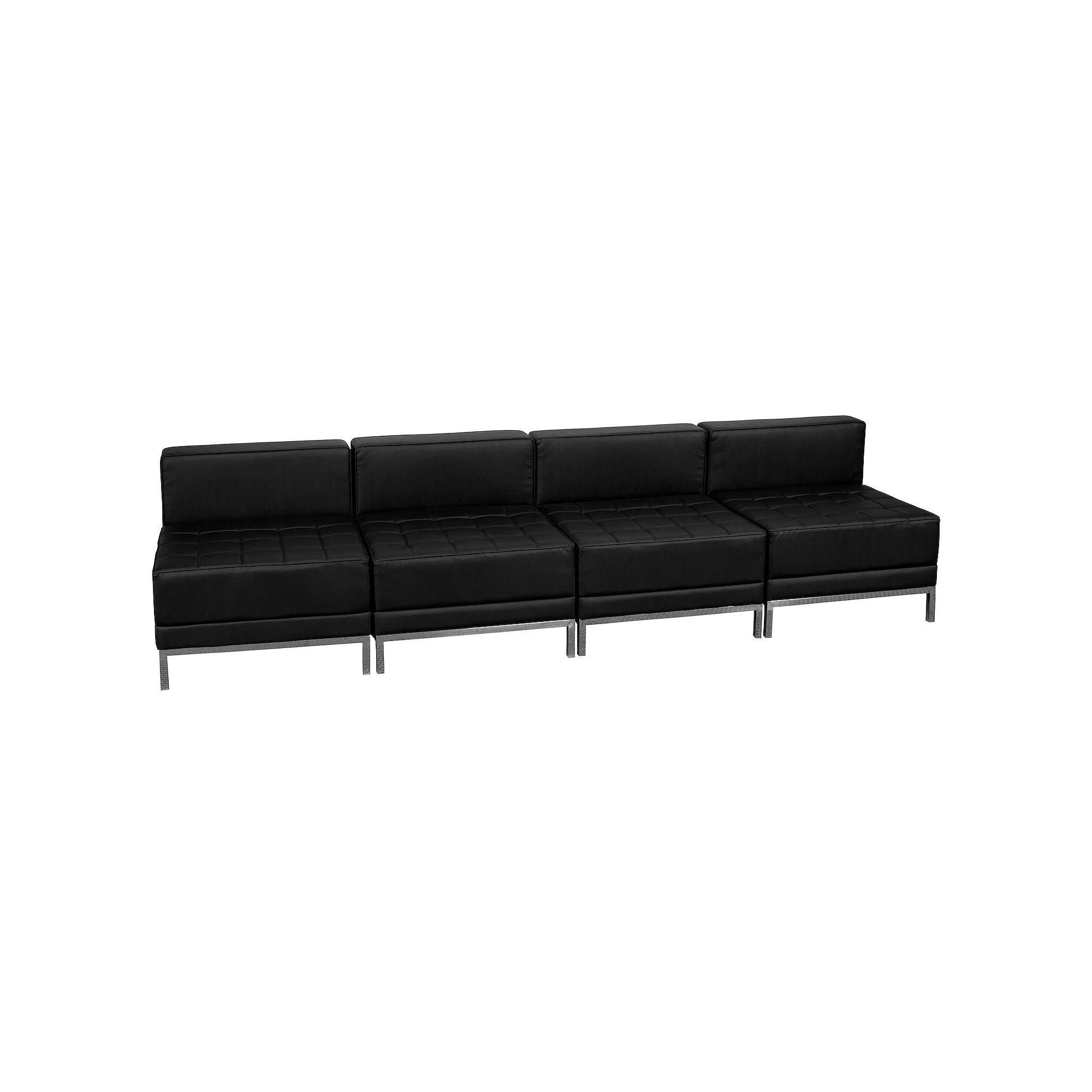 Flash Furniture Hercules Imagination Series LeatherSoft Reception Bench 4-p