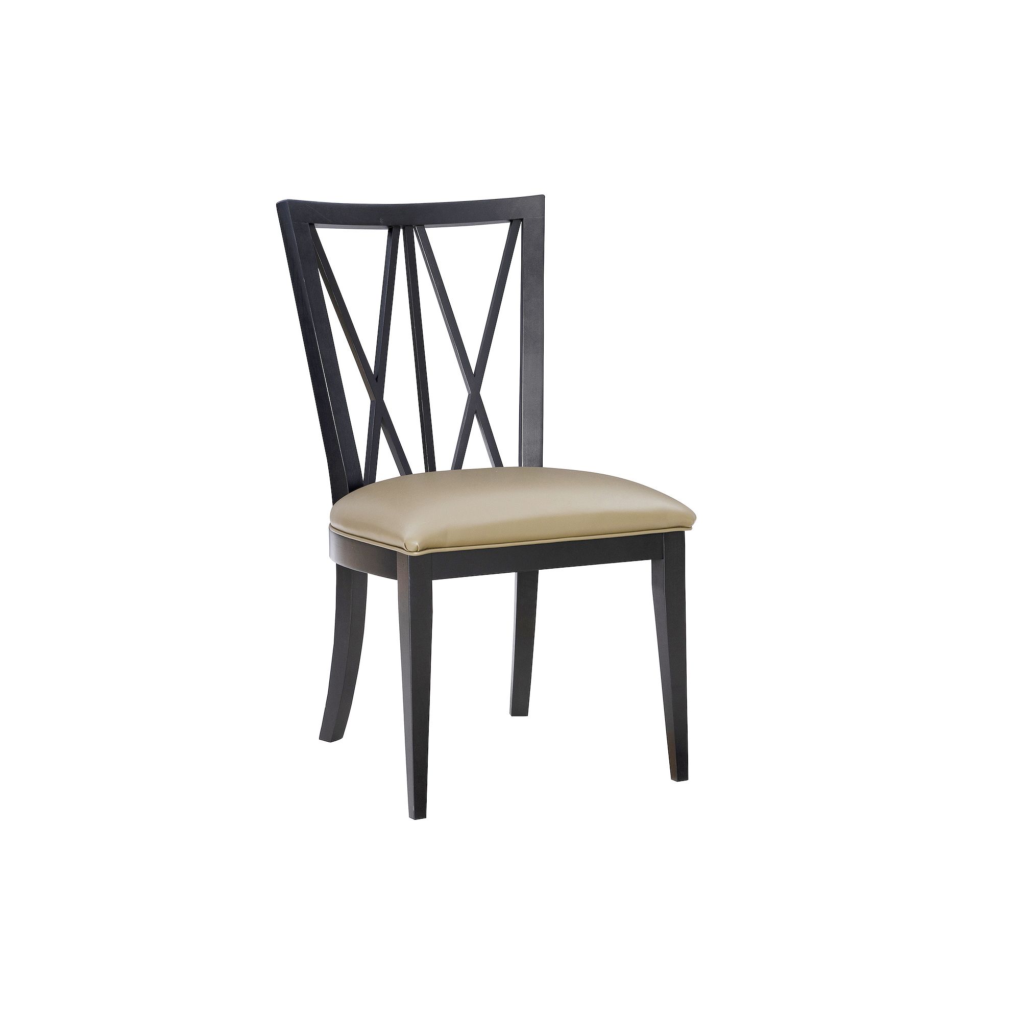 Linon Bailey Dining Chair 2-piece Set, Black