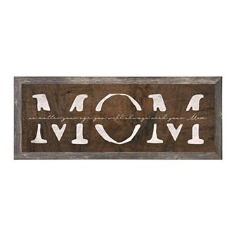 Personal-Prints "MOM" Canvas Framed Wall Art