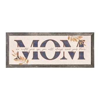 Personal-Prints "MOM" Boho Canvas Framed Wall Art