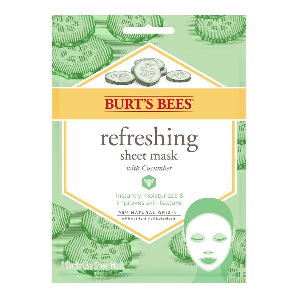 Burt's Bees Reviving Sheet Mask with Pineapple, 99% Natural Origin ...