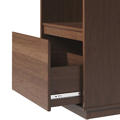 Linon Rawlins Mid-Century Modern 4-Shelf Bookcase