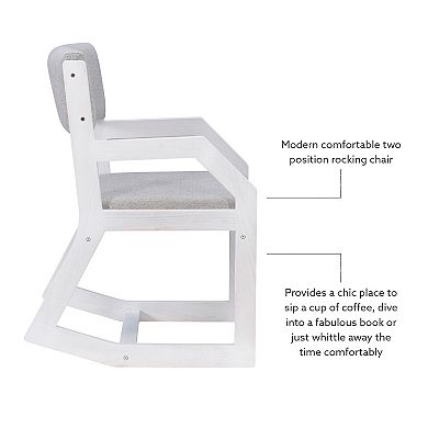 Linon Robin 2-Position Sled Accent Chair