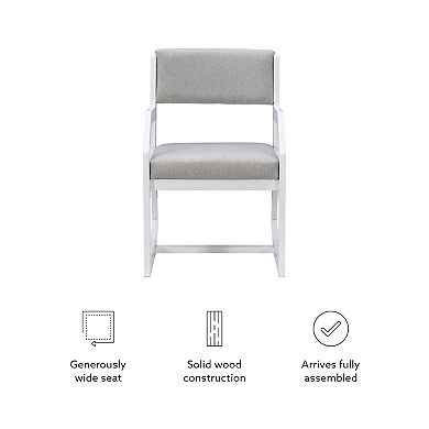 Linon Robin 2-Position Sled Accent Chair