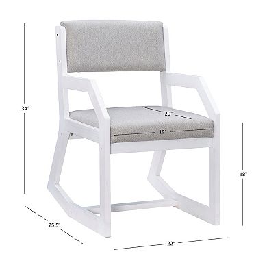 Linon Robin 2-Position Sled Accent Chair