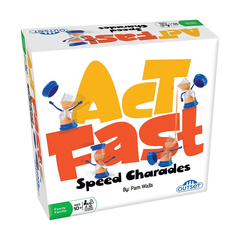Outset Media Act Fast Speed Charades, Multicolor