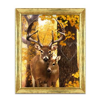 Personal-Prints Love You DEERly Framed Wall Art