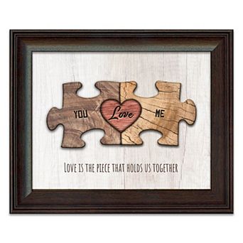 Personal-Prints Puzzle Love Framed Wall Art