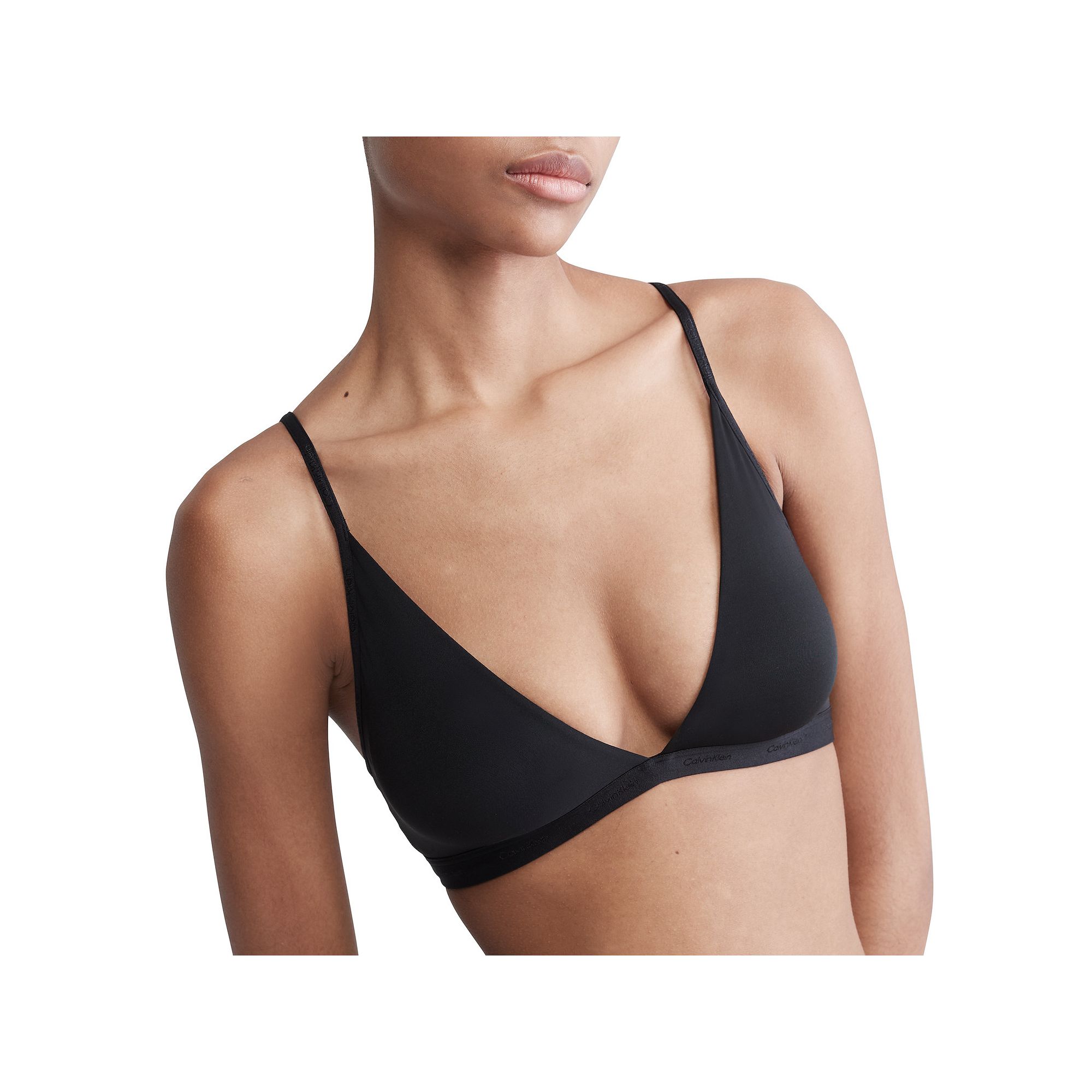 Womens Calvin Klein Form to Body Lightly Lined Bralette QF6758, Size: Smal