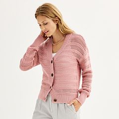 Kohls 2025 pink cardigan