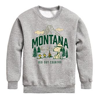 Boys 8-20 Peanuts Montana Crew Fleece Sweatshirt
