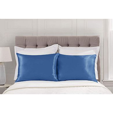 Silky Satin Pillowcase for Hair and Skin King Satin Pillowcase with ...