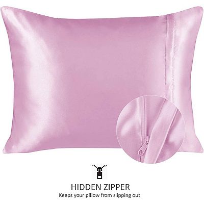 King satin pillowcase with zipper hotsell