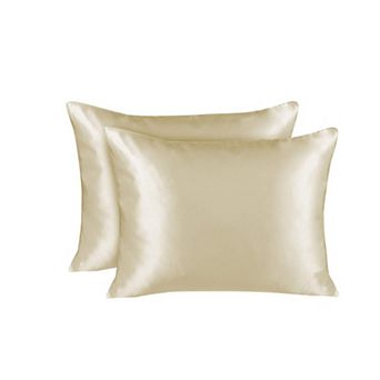 Silky Satin Pillowcase for Hair and Skin King Satin Pillowcase with Zipper (Pillowcase Set of 2)
