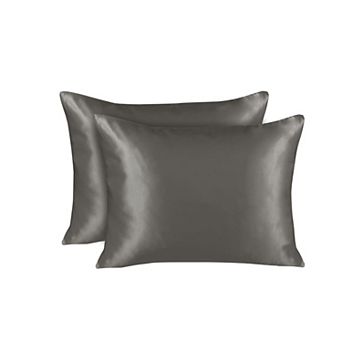 Silky Satin Pillowcase for Hair and Skin King Satin Pillowcase with Zipper (Pillowcase Set of 2)